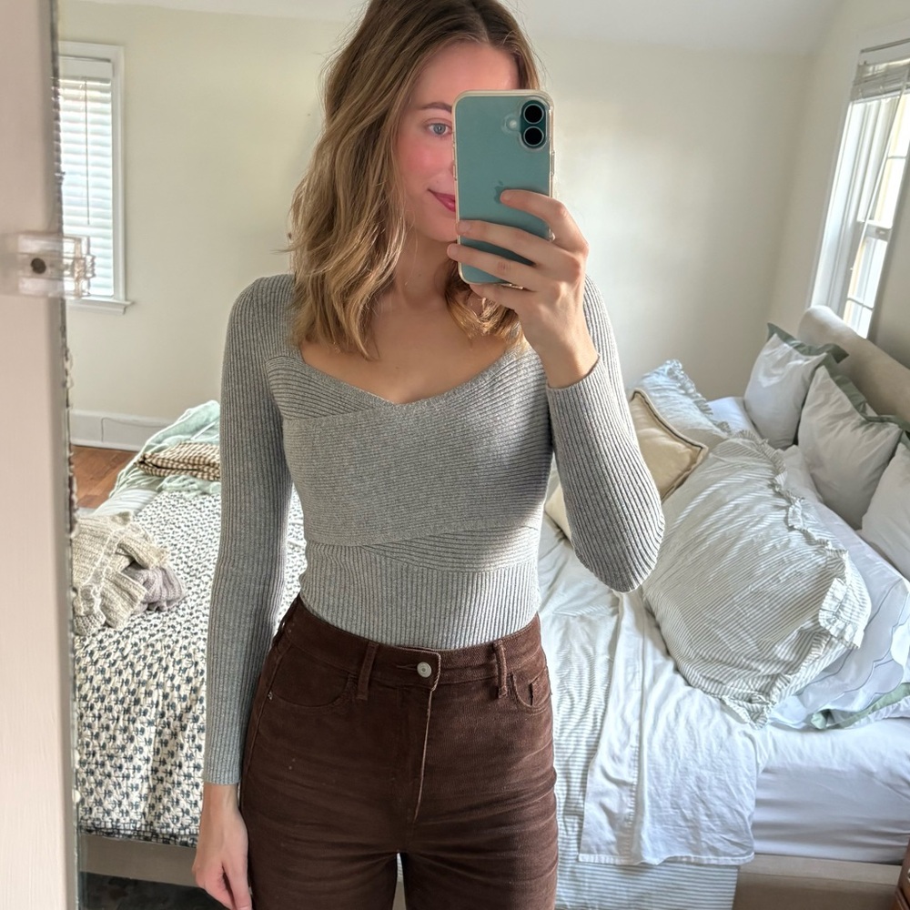 Abercrombie Layered Sweater Bodysuit